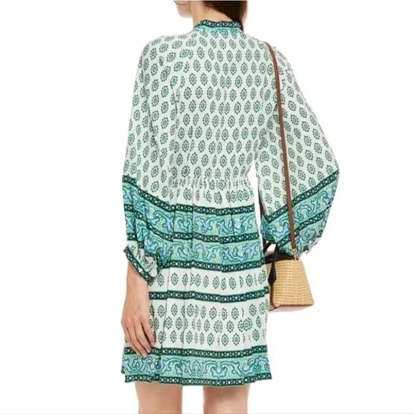 NWT! Sandro Naima gathered woven mini dress Size 8